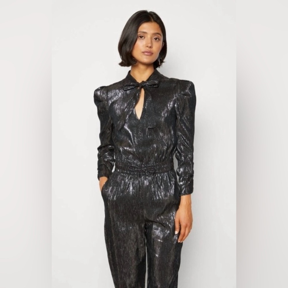 NWT Scotch & Soda Silver Jumpsuit Size Medium